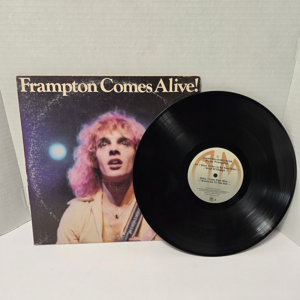 Peter Frampton Frampton Comes Alive! 1976 Double Vinyl LP A&M Records SP-3703*